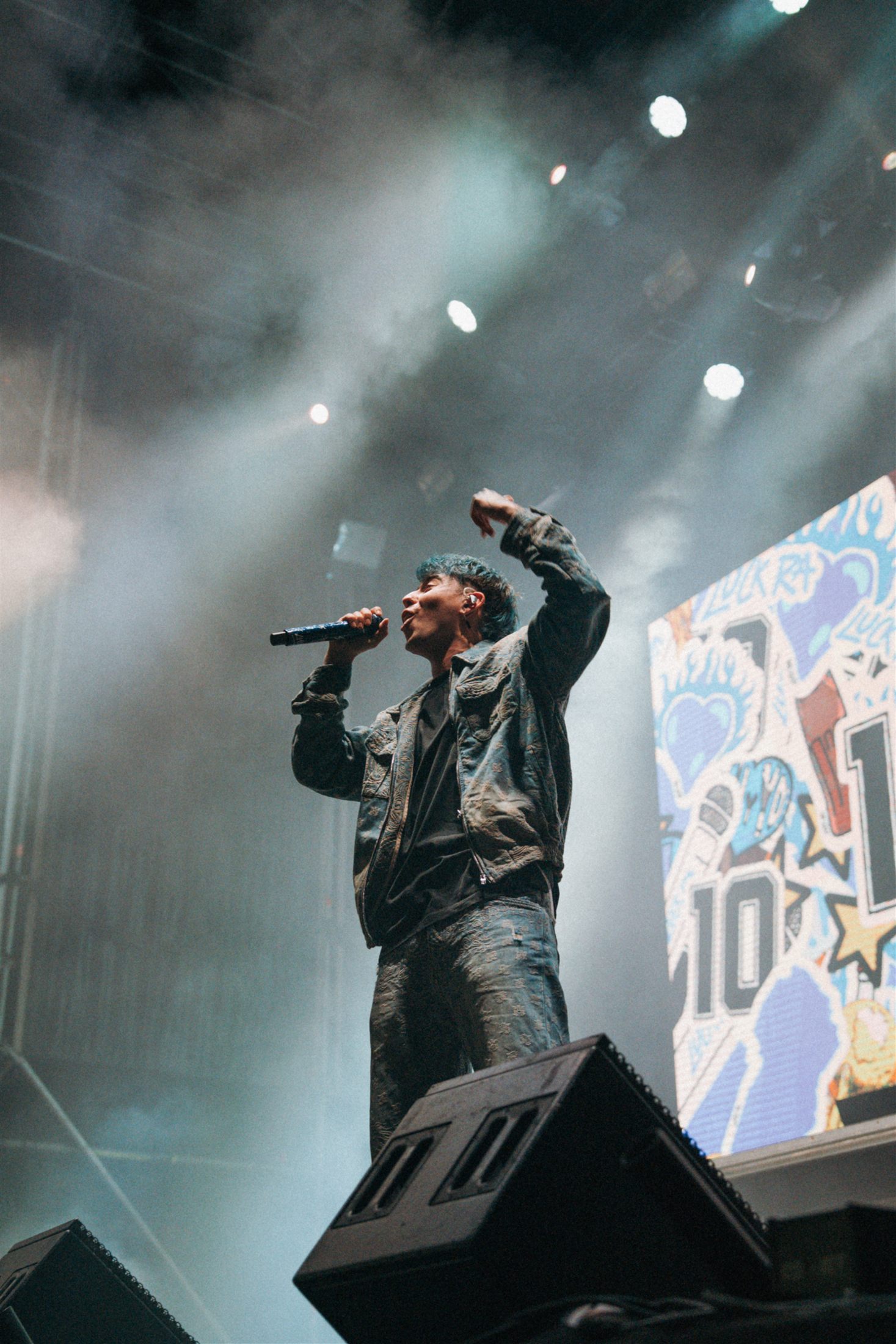 Luck Ra sobre el escenario de Boombastic Gijón 2024 - fotografía de Noland Live